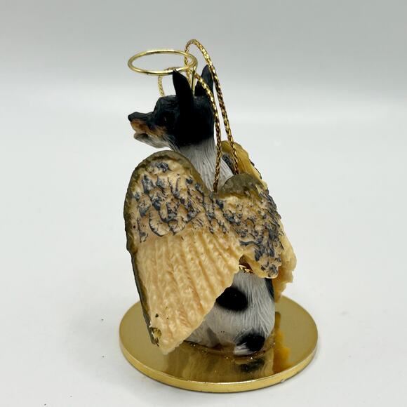 Rat Terrier Dog Christmas Ornament Angel Figurine Hand Painted Convo Concepts - Picture 2 of 5